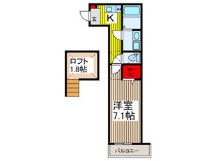 リビエール塚越の物件間取画像